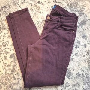Old Navy Burgundy Rockstar Jeans